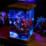 One Piece Night Light Akaza vs Rengoku Blue Glow