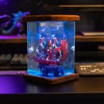 One Piece Night Light Akaza vs Rengoku Close Up