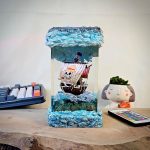 One Piece Resin Lamp Going Merry Ship Close Up