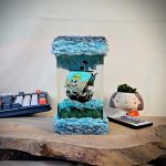 One Piece Resin Lamp Going Merry Ship Colorful Light