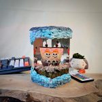 One Piece Resin Lamp Going Merry Ship Front View