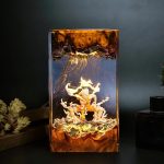 One Piece Resin Lamp Luffy Gear 1 Warm Amber Light