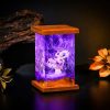 One Piece Resin Lamp Luffy Gear 5 Deep Purple Light