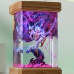One Piece Resin Lamp Luffy Gear 5 Full View Night Light