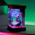 One Piece Resin Lamp Luffy Gear 5 Green Background