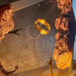 One Ring Close Up View Sauron Resin Lamp LOTR