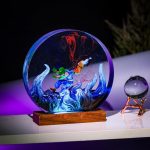 Piccolo vs Goku Jellyfish Resin Lamp, Dark Blue Night Light Decor