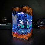 Roronoa Zoro Resin Lamp One Piece Blue Light Decor
