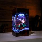 Roronoa Zoro Resin Lamp One Piece Full Blue Glow