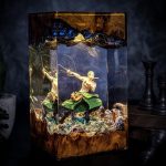 Roronoa Zoro Resin Lamp One Piece Warm Glow Decor