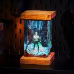 Roronoa Zoro Resin Lamp Scar Design Teal Light Decor
