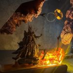 Sauron Dark Tower Resin Lamp Lord of the Rings Decor