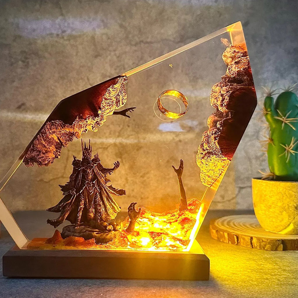 Sauron Resin Lamp Lord of the Rings Night Light