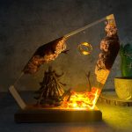Sauron Resin Night Light Lord of the Rings Gift Idea