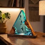 Shark Diver Lamp Living Room Ambiance