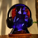 Spaceship Galaxy Resin Headphone Holder