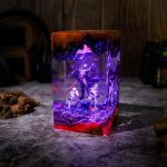 Star Wars Darth Vader Stormtroopers Resin Lamp Purple Glow