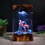 Superman Night Light Handmade Epoxy Resin Lamp