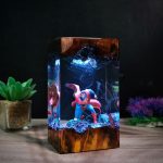 Superman Night Light Side View Handmade Resin Lamp