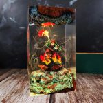 Tanjiro Flame Sword Resin Lamp Demon Slayer Handmade Epoxy Night Light Natural Color
