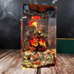 Tanjiro Flame Sword Resin Lamp Demon Slayer Handmade Epoxy Night Light Warm Orange