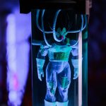 Vegeta Meditating Healing Pod Resin Lamp Close Up Detail