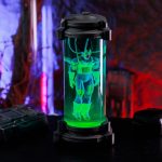 Vegeta Meditating in Healing Pod Resin Night Light Green Glow