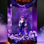 Vegeta Ultra Ego Epoxy Lamp Close Up Dragon Ball Light
