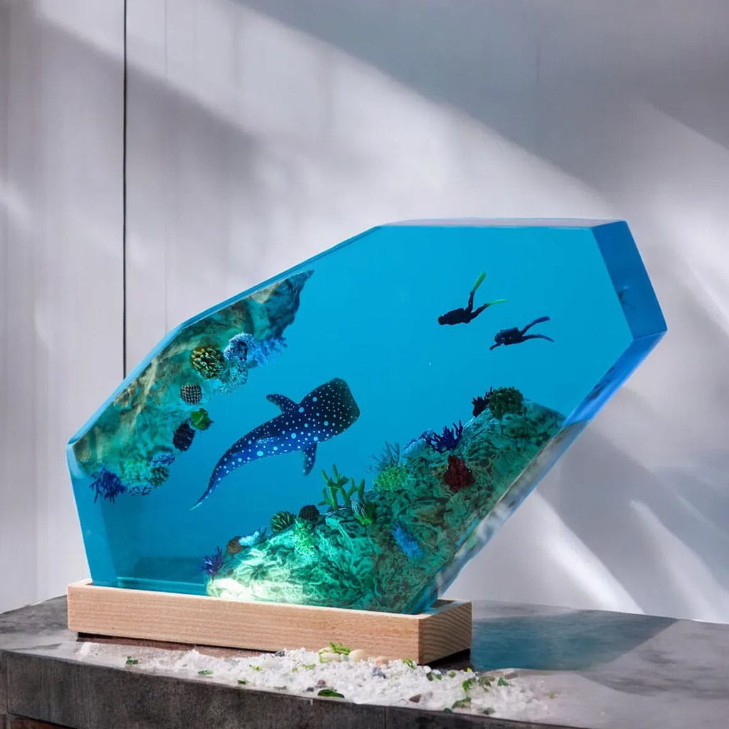 Whale Shark Reef Lamp Sunny Table Decor