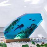 Whale Shark Resin Lamp Beach Sand Decor