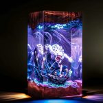 Yuta Okkotsu Epoxy Night Light Rika Blue White Glow Detail